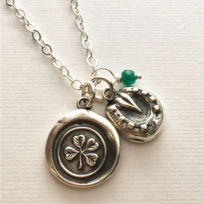 wax-seal-charms-long-necklace-Shannon Westmeyer Jewelry
