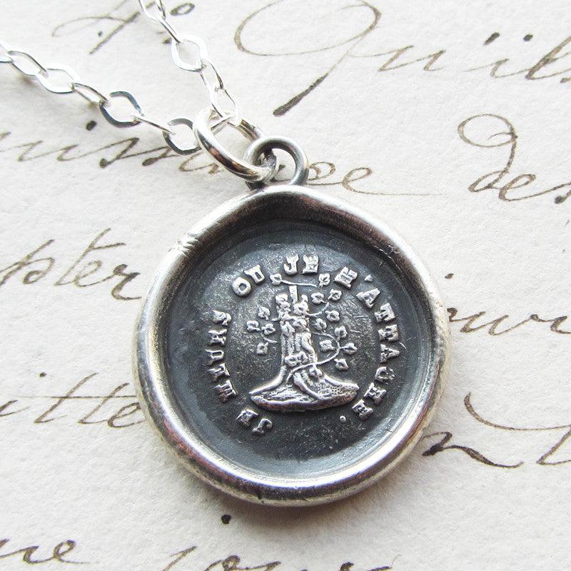 Woodbine and the Oak - Till Death Do Us Part Wax Seal Necklace