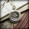 Bee Silent Wax Seal necklace