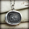 Bloom today wax seal necklace