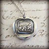 Calm in the Storm wax seal with chain