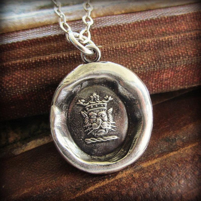 Crown lion wax seal