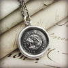 You Are my Destiny wax seal necklace