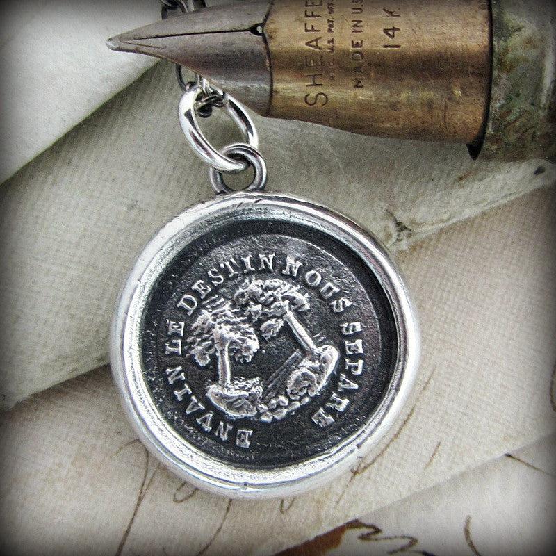 You Are my Destiny wax seal necklace