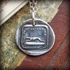 Greyhound dog wax seal