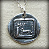 The Fox and the Rooster Aesop Fable Charm close up shot