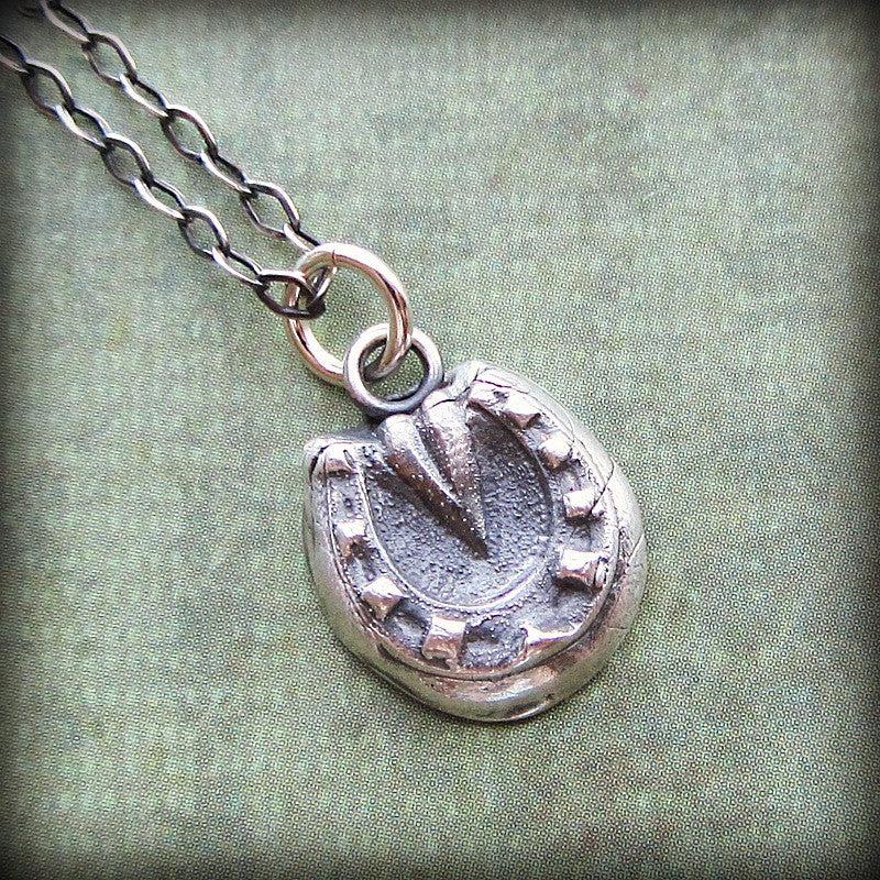 Horseshoe Necklace - Handmade by Ivry Belle Jewelry