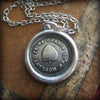 Ivy Leaf Wax Seal Pendant
