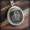 Mermaid Wax Seal Necklace Charm