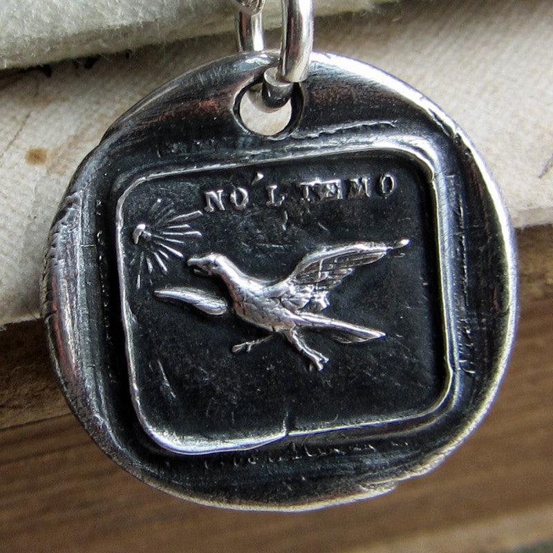 Eagle wax seal necklace