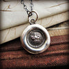 Tiny Crown Wax Seal close up