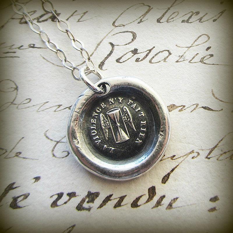 Time Waits for No One wax seal charm