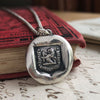 Lion and sward wax seal