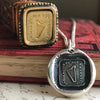 harp wax seal necklace