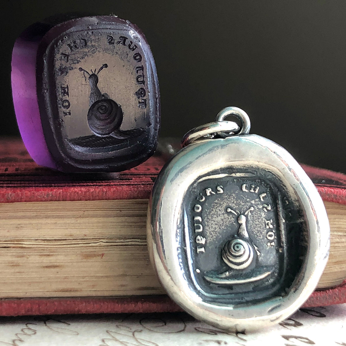 Always with me snail wax seal