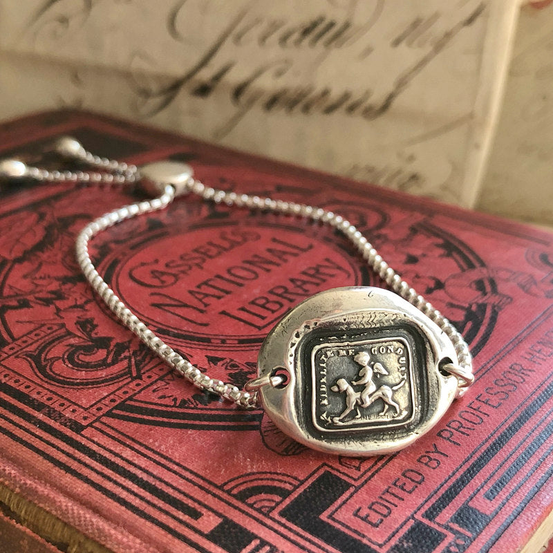 Faithfulness Guides Me Adjustable Wax Seal Bracelet