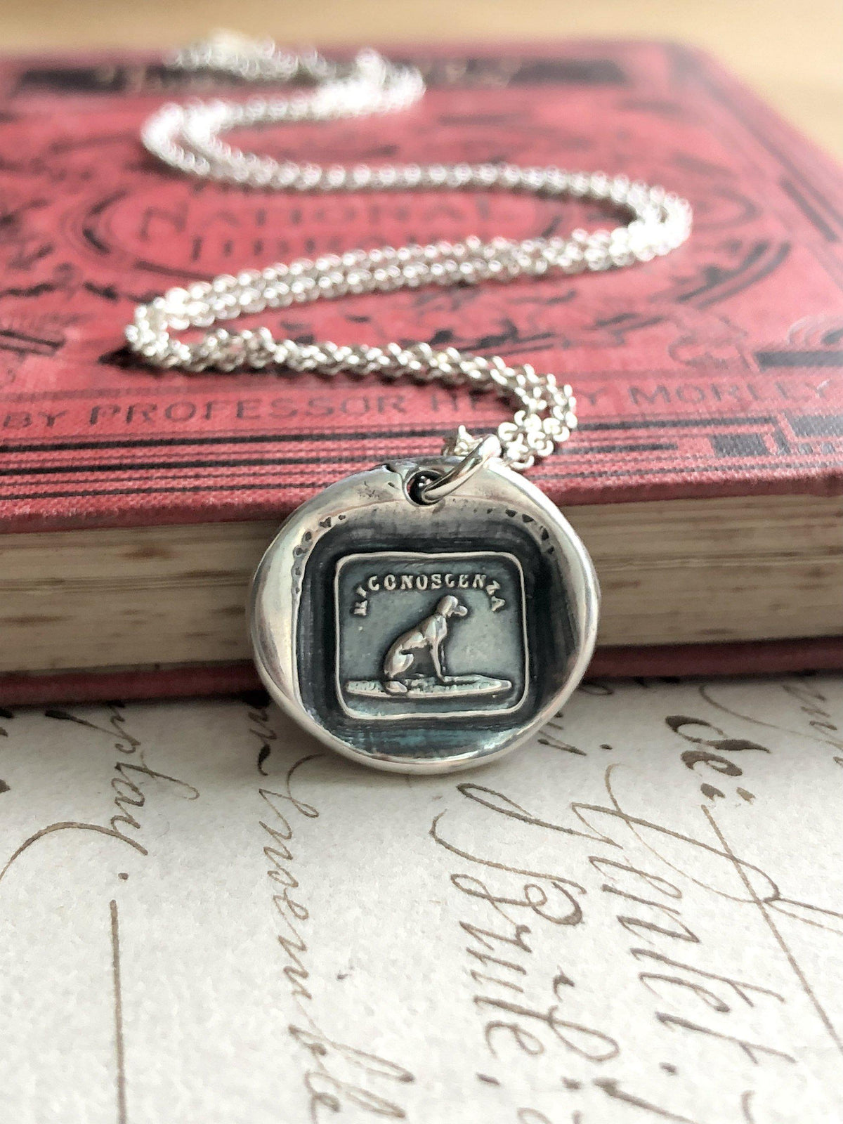 Gratitude dog wax seal charm 