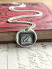 Gratitude dog wax seal charm