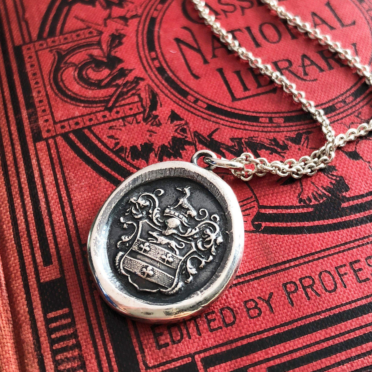 Greyhound Wax Seal Crest | Courage and Loyalty