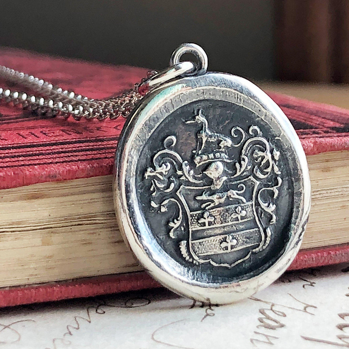 Greyhound Wax Seal Crest | Courage and Loyalty