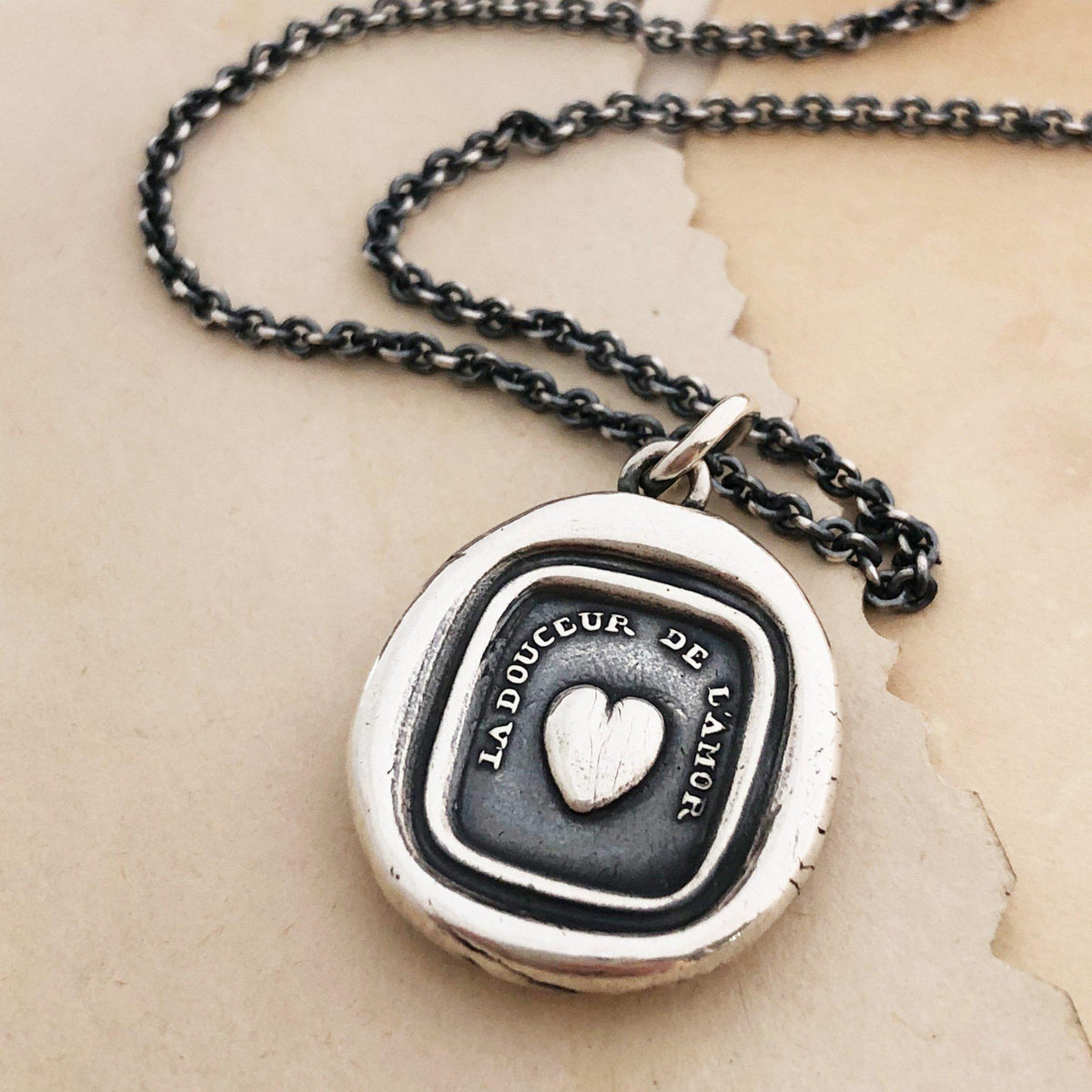 The Sweetness of Love | Love Quote Necklace