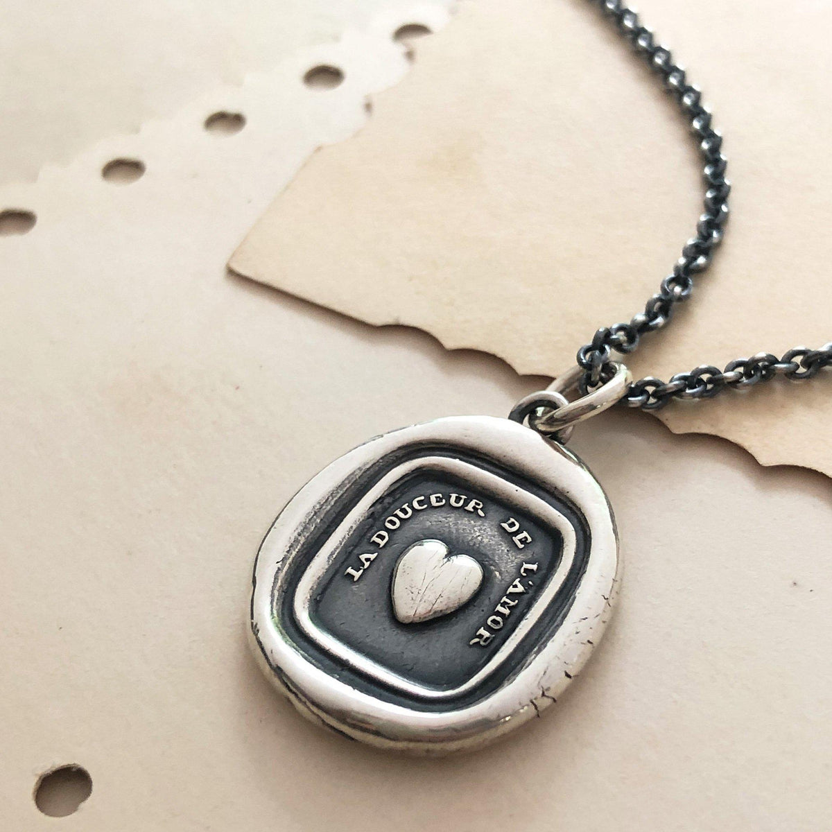 The Sweetness of Love | Love Quote Necklace