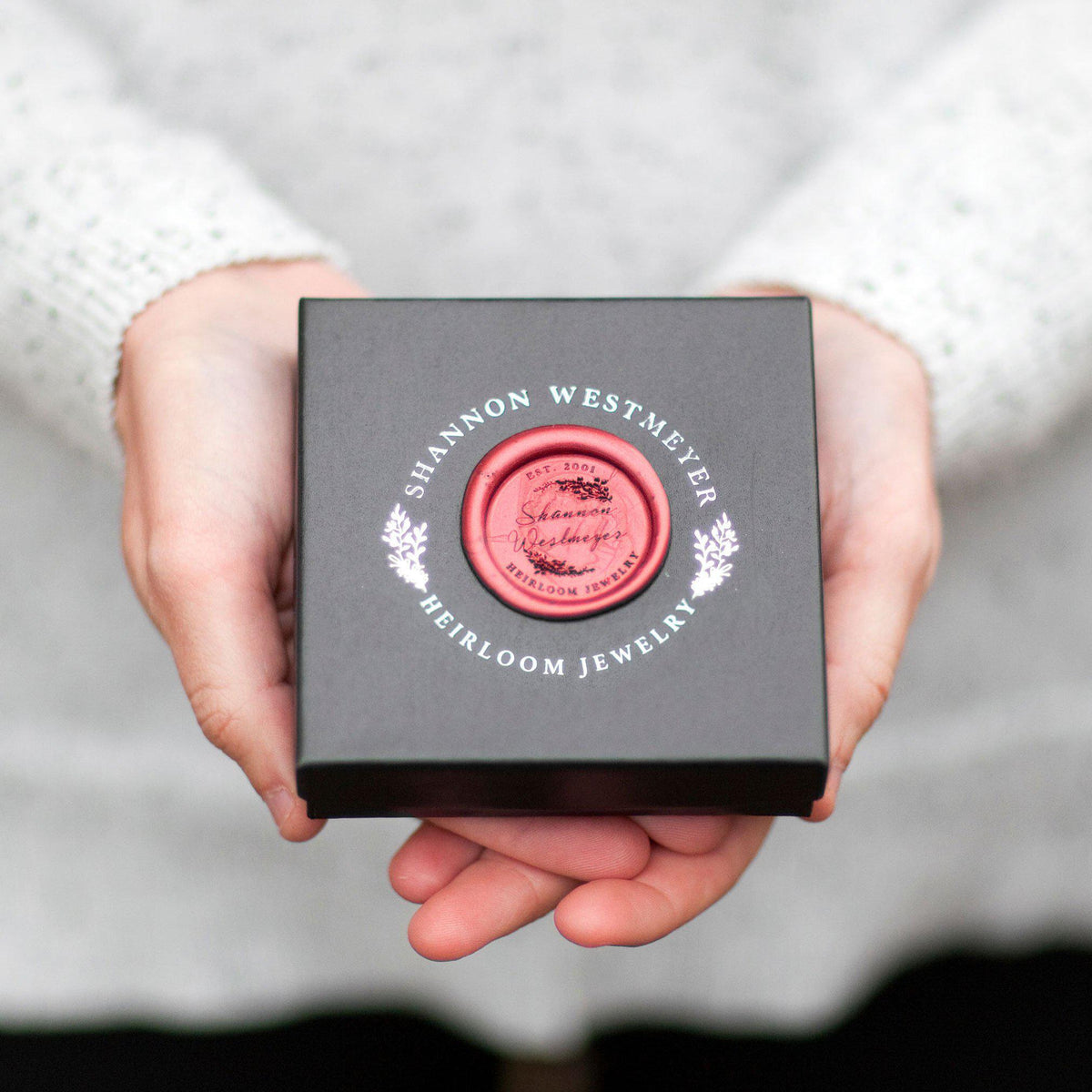 Truth and sincerity wax seal necklace packaging
