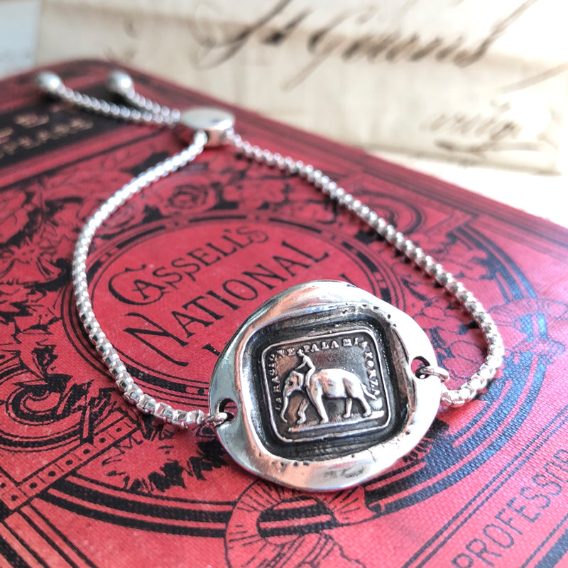 Reason Is My Strength - Adjustable Wax Seal Bracelet-Shannon Westmeyer Jewelry