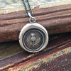 Scottish Thistle wax seal necklace