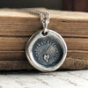 Sincere wax seal necklace