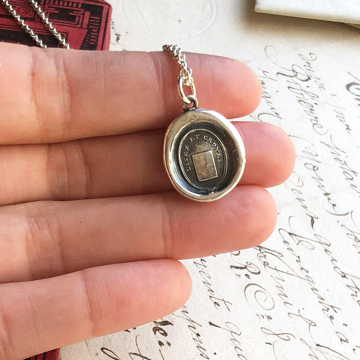 Read &amp; Believe Wax Seal Necklace | Truth &amp; Sincerity